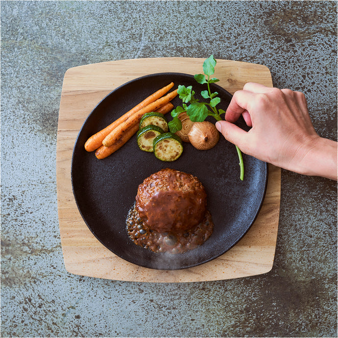 料理写真_ハンバーグ