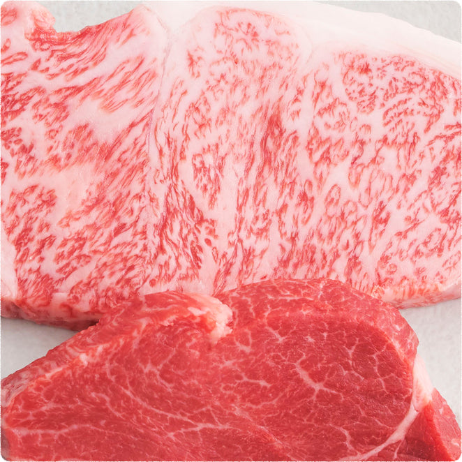 Kobe Beef Sirloin & Tenderloin (Fillet) Steak Set