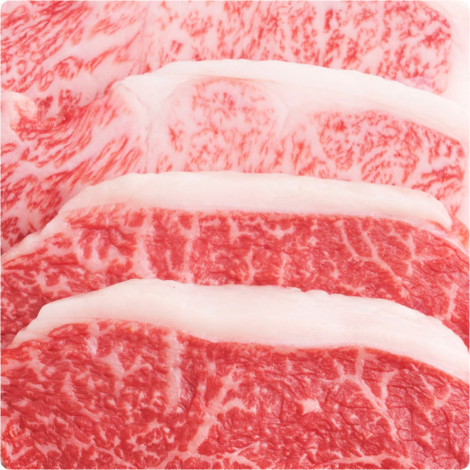 Kobe Beef Sirloin & Tender Lean Steak Set