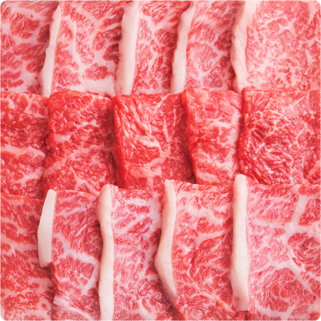 Kobe beef Yakiniku set special ribs & lamb ichi