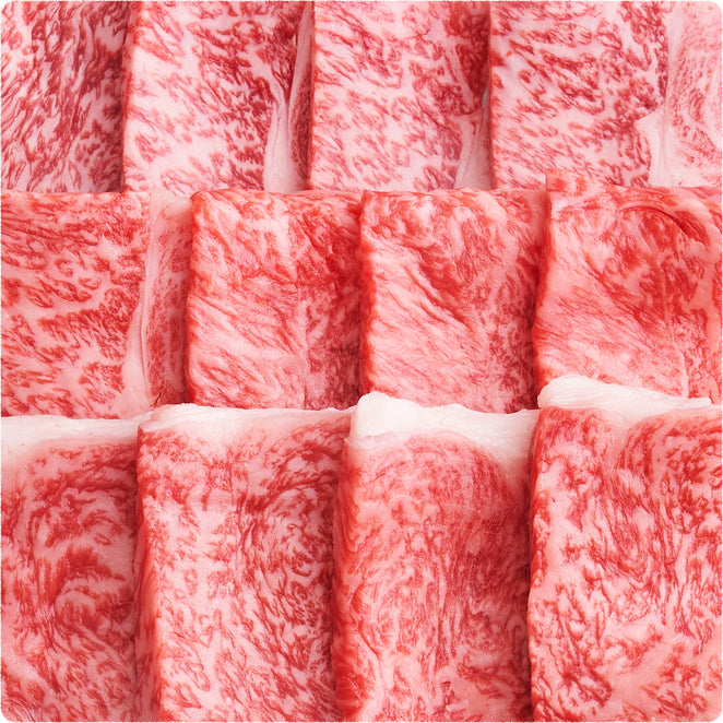 神戸牛特選リブロース焼肉用スライスアップ