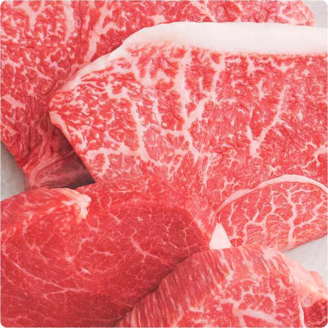 Kobe Beef Tenderloin (Fillet) &amp; Tender Lean Steak Set