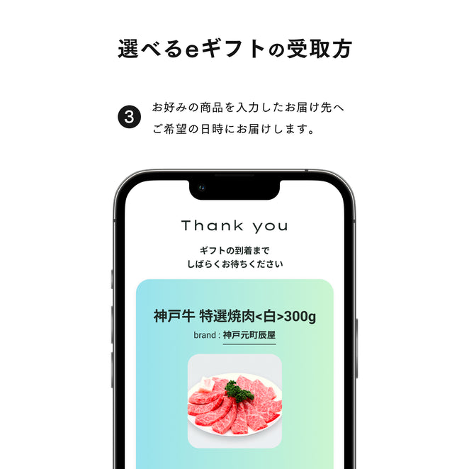 [eGift] Kobe beef special catalog gift FTU course