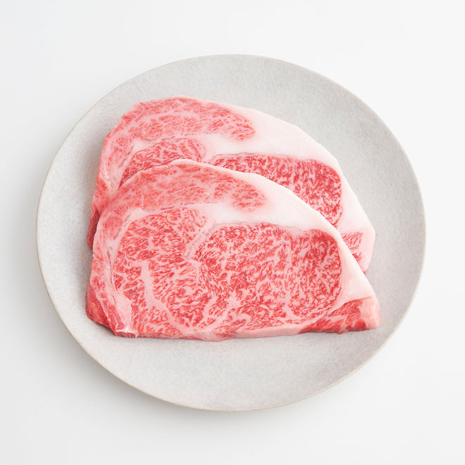 神戸牛ミニッツステーキ用サーロイン三枚皿盛り