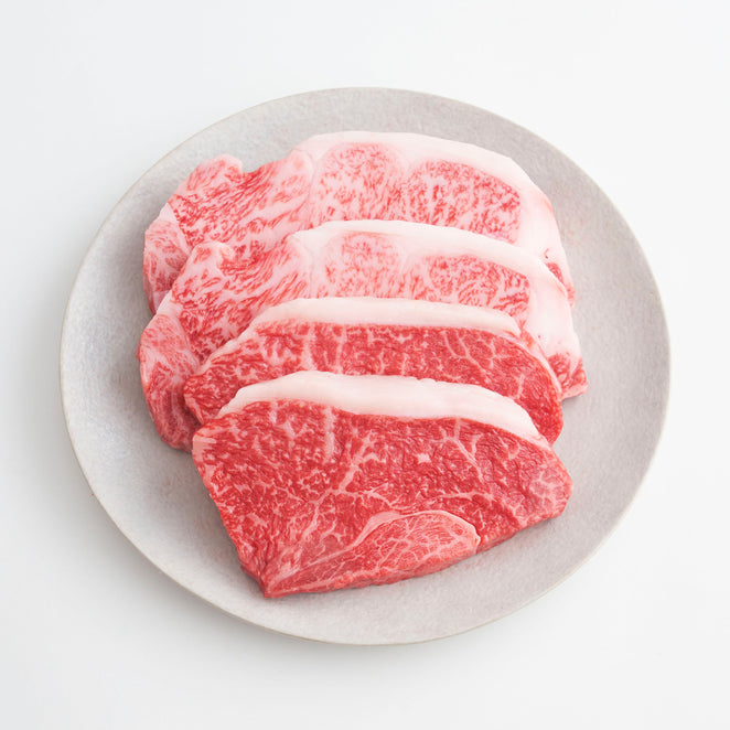 Kobe beef sirloin &amp; soft lean steak set