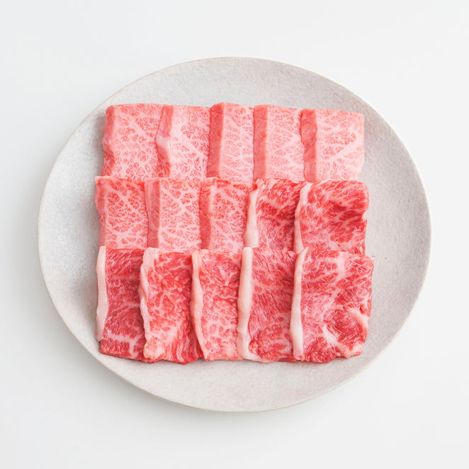 Kobe beef Yakiniku set special ribs &amp; lamb ichi