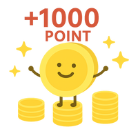 1,000ポイントのイラスト